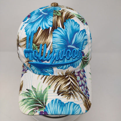 Hollywood Strapback Hat Multicolor OSFA Floral Hawaiian Embroidered