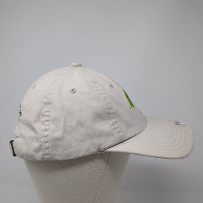 Wildlife Rescue Center Slideback Hat Beige One Size Adjustable Embroidered
