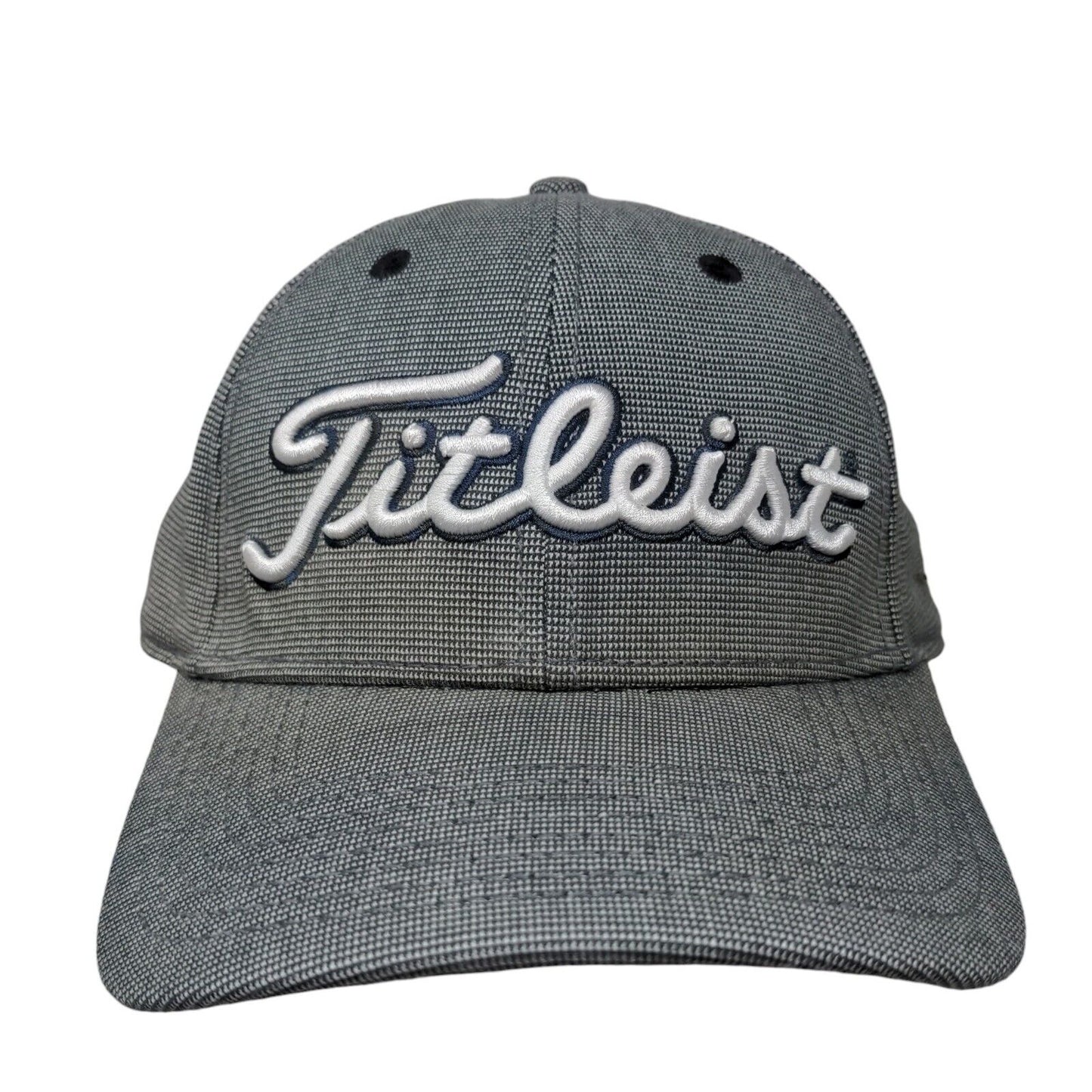 Titleist Men's Fitted Hat Multicolor L/XL Embroidered Big Logo Polyester Blend
