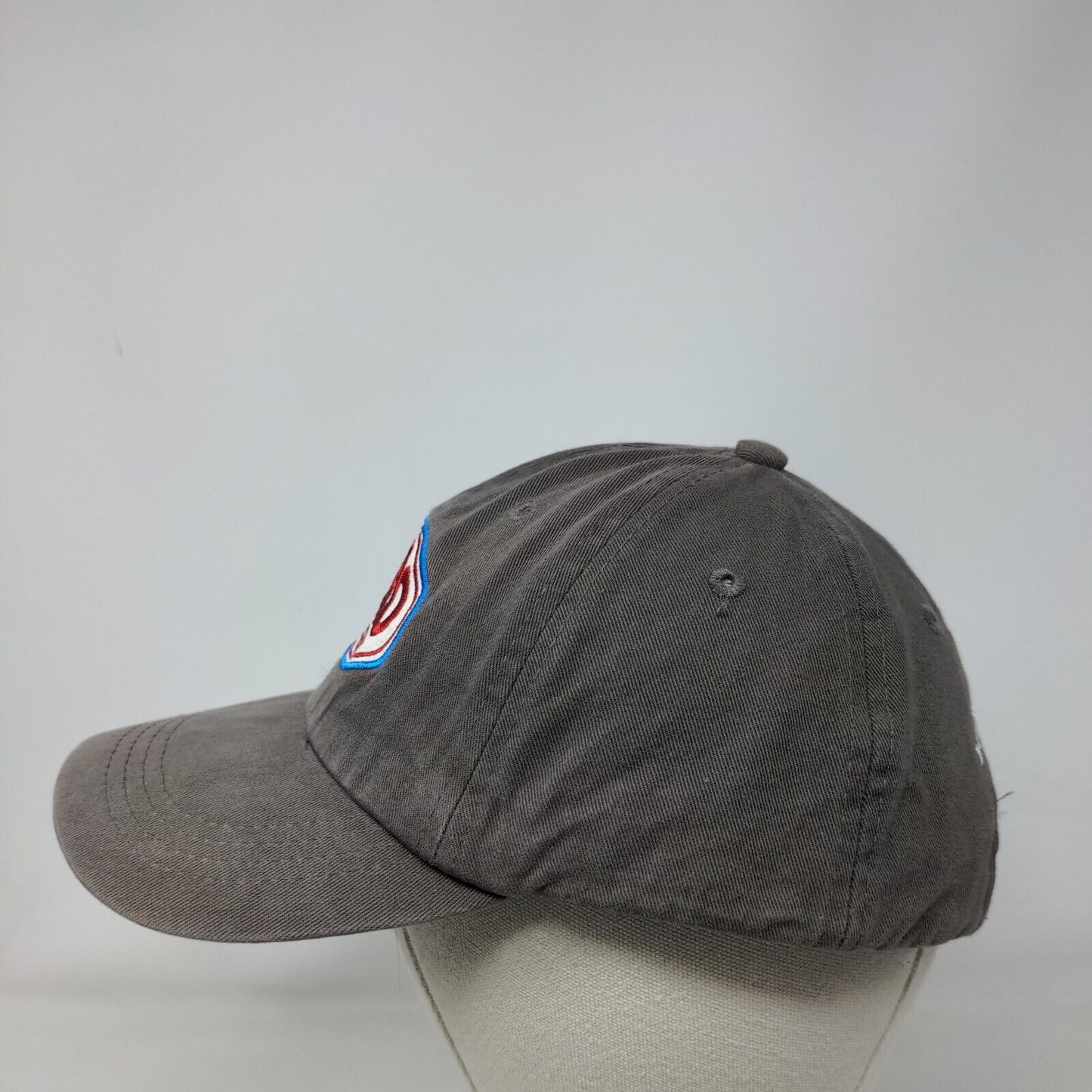 Hero Slideback Hat Gray One Size Embroidered I Am One Blood 6 Panel