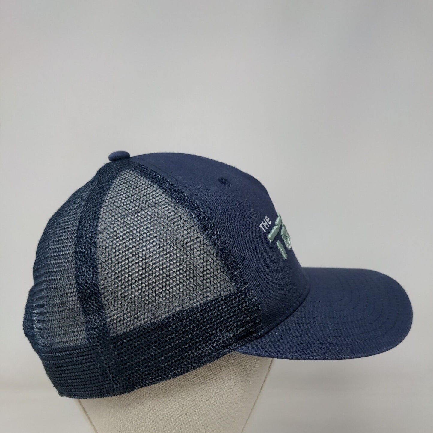 The Tebow Group Snapback Trucker Hat Blue One Size Mesh Back 6 Panel Dome Hats