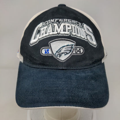 Philadelphia Eagles 2004 Conference Champions Strapback Hat Multicolor OSFA NFL