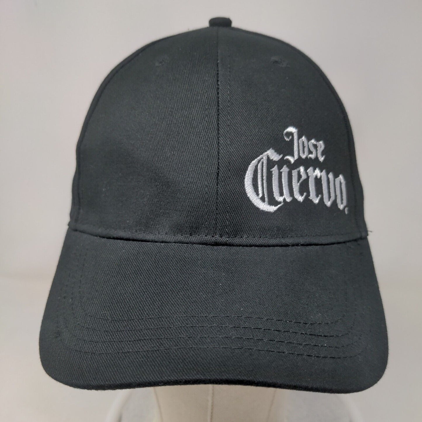 Jose Cuervo Slideback Hat Black OSFM Embroidered Quake City Caps 6 Panel