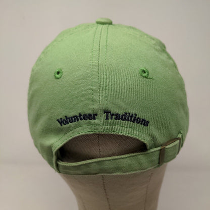 Volunteer Traditions Men's Slideback Hat Green OSFM Embroidered Logo 100% Cotton