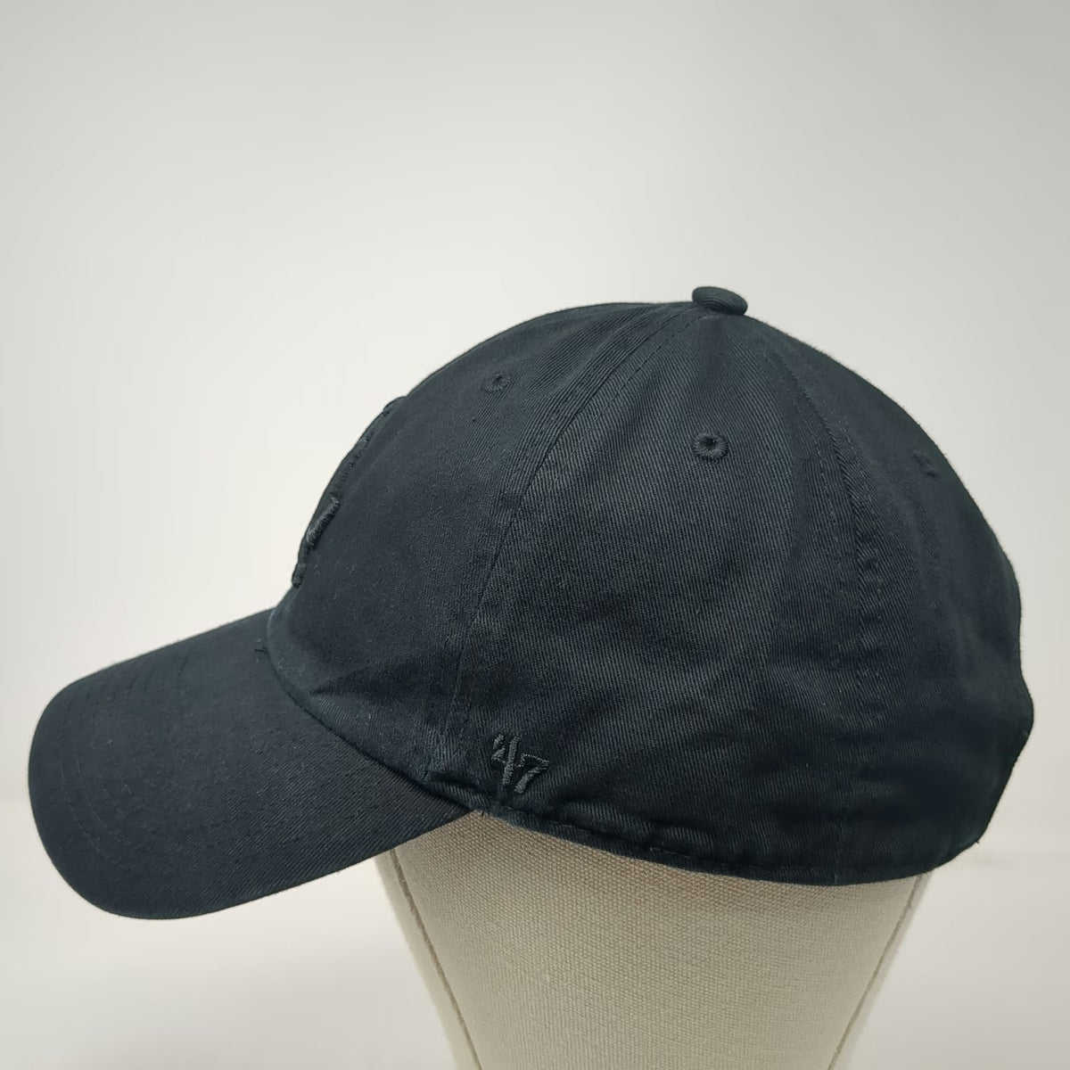 47 Los Angeles Dodgers MLB Baseball Cap Black One Size Slideback Strap LA Hat