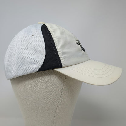 Town Talk Baseball Cap White One Size Nylon Mesh The Witch Graphic Strapback Hat