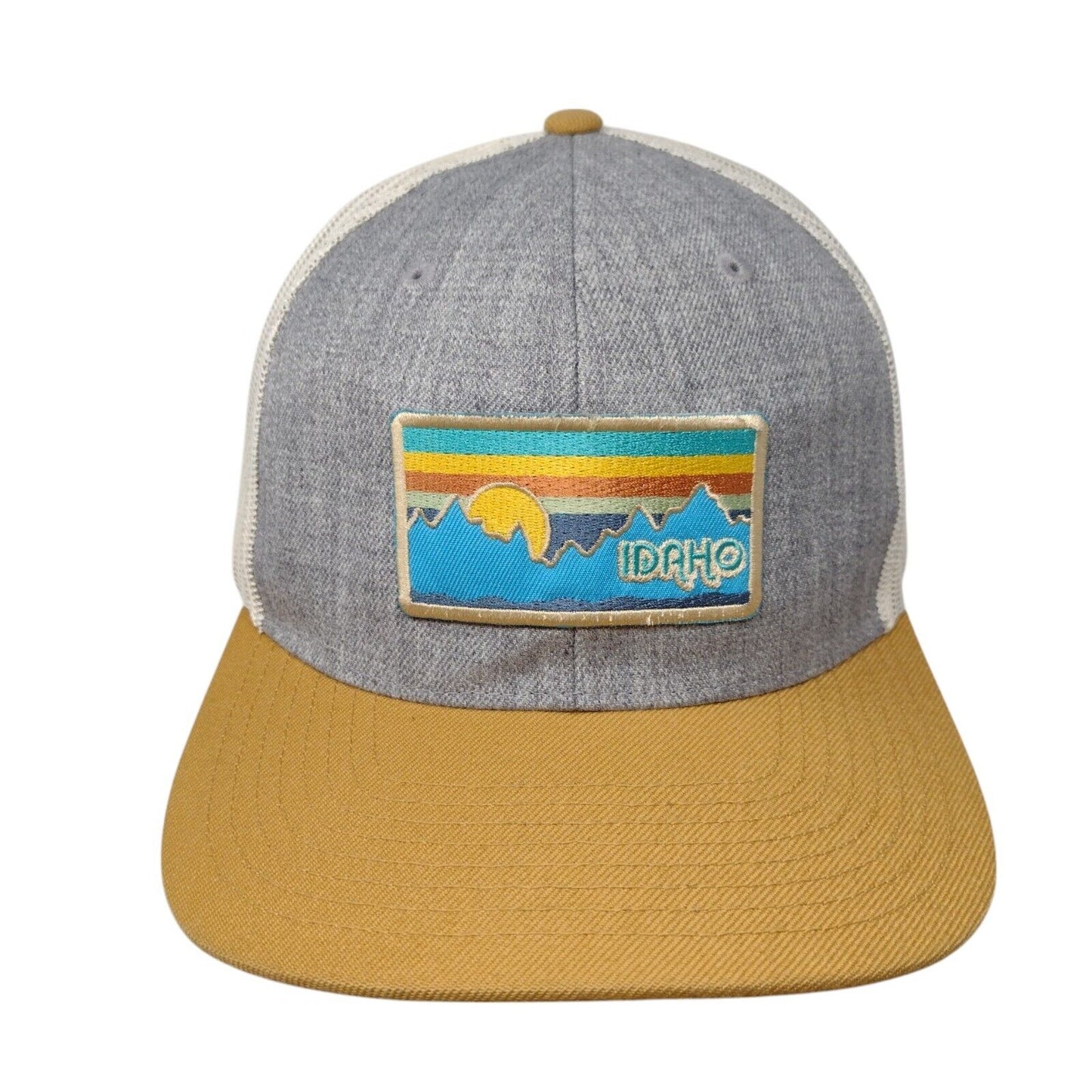 Idaho Patch Snapback Mesh Back Trucker Hat Multi One Size Richardson