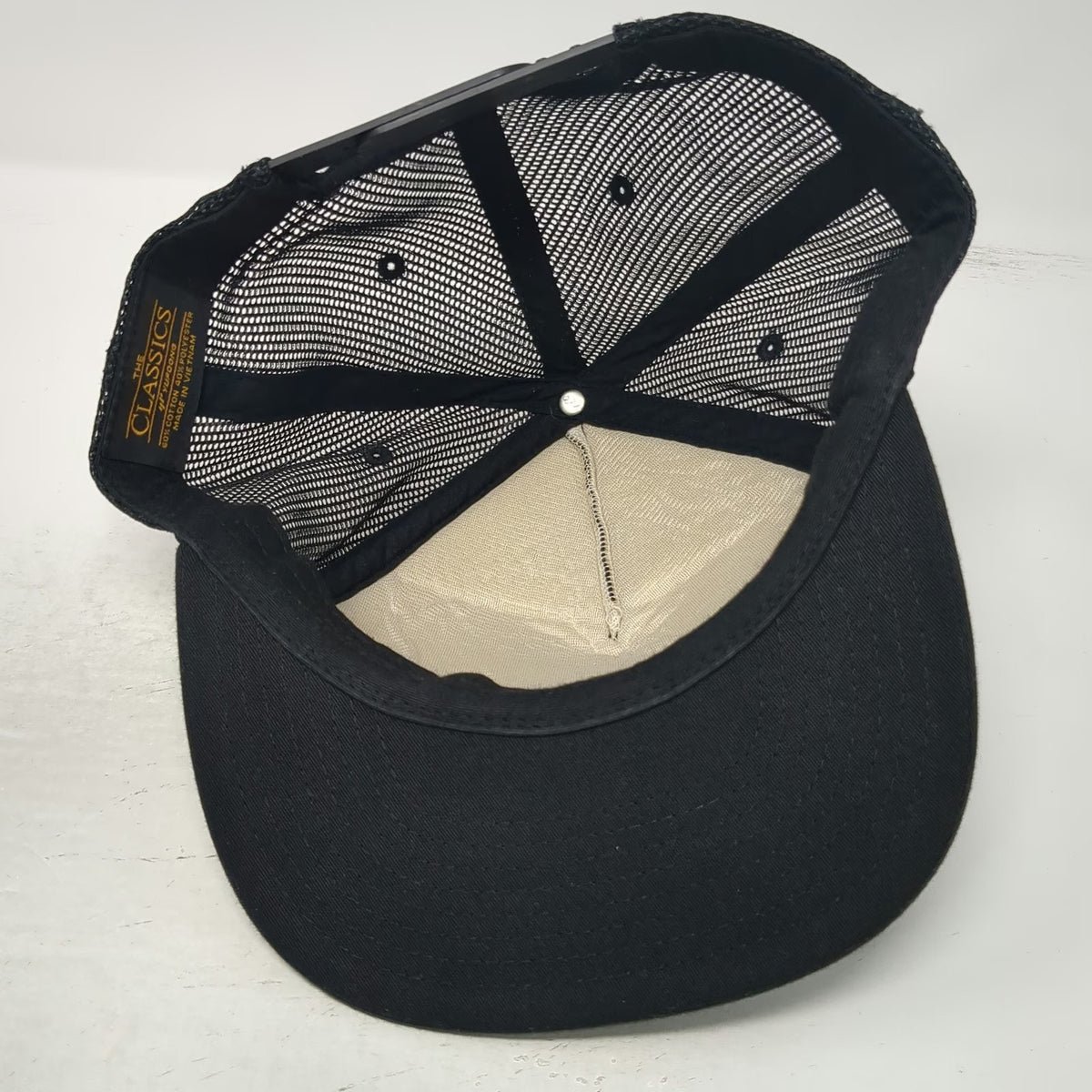 Yupoong Trucker Hat Black One Size North Fork Championship Mesh Snapback Hat