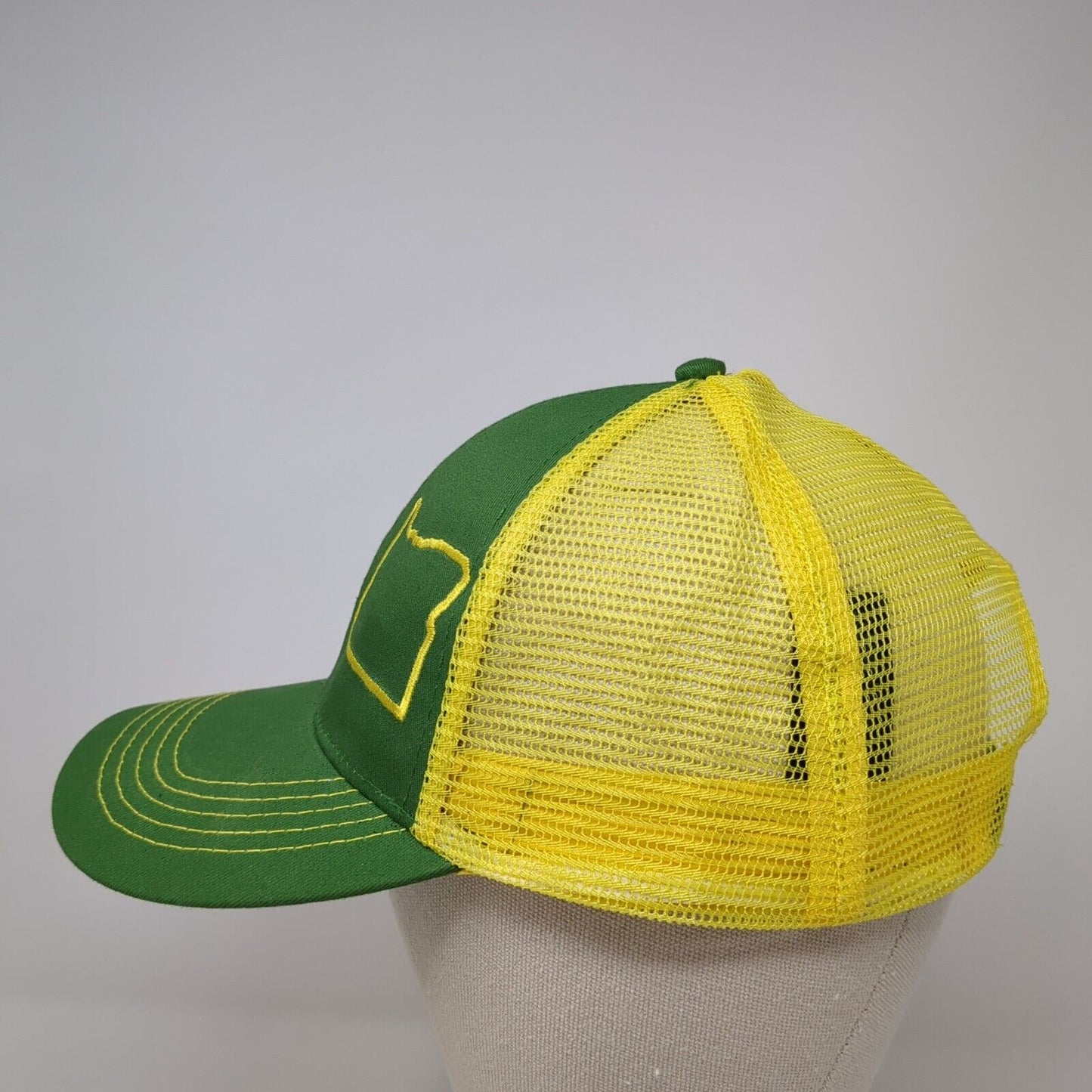 Farm Oregon Snapback Trucker Hat Multicolor OS Adjustable Mesh Back John Deere