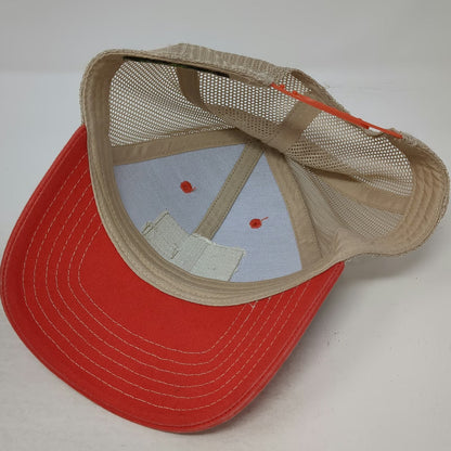 Margaritaville Trucker Hat Blue Orange Beige One Size Snapback Sunset Beach