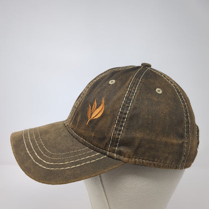 Port Authority Baseball Cap Brown One Size Adjustable Embroidered 6 Panel
