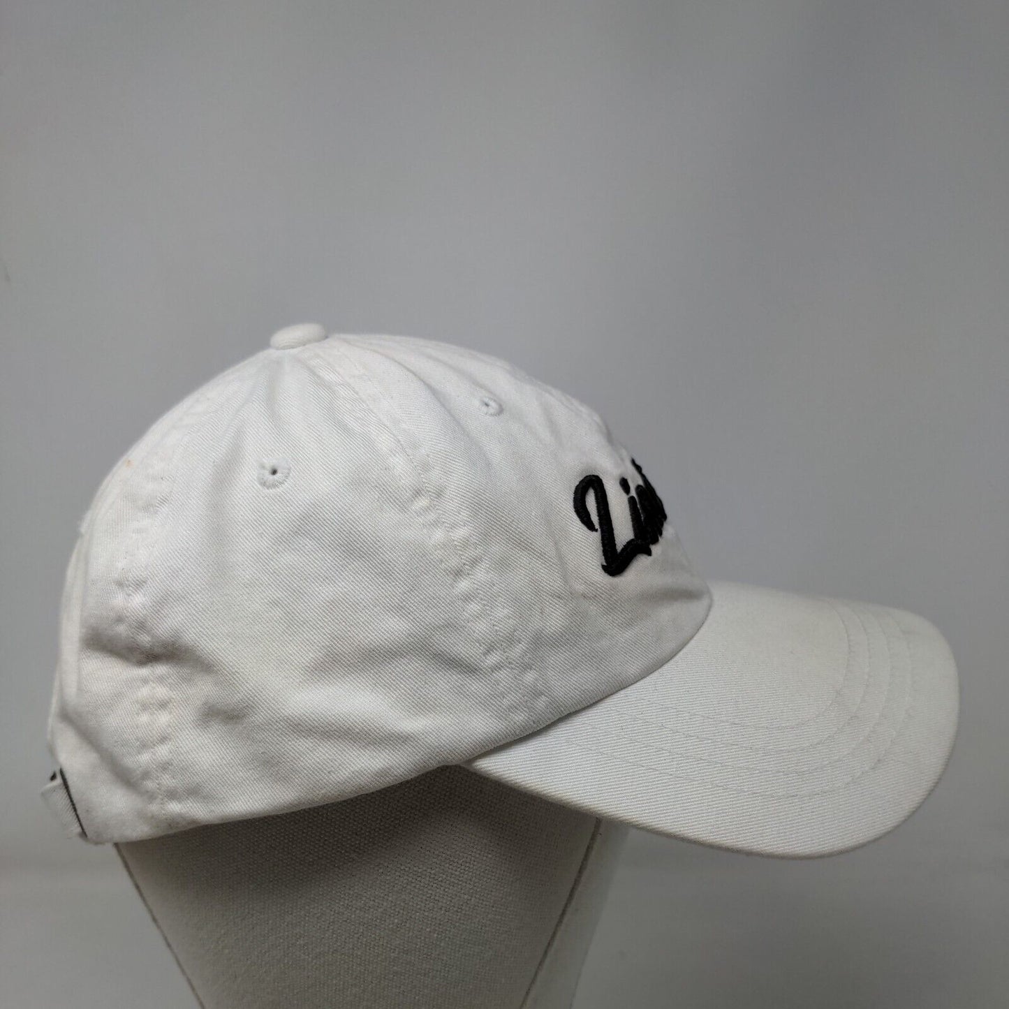 Limitless Slideback Hat White One Size Embroidered The Classics Yupoong