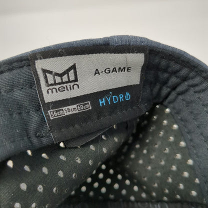 Melin A-Game Trucker Hat Gray One Size Hydro Snapback Perforated Camo Underbill