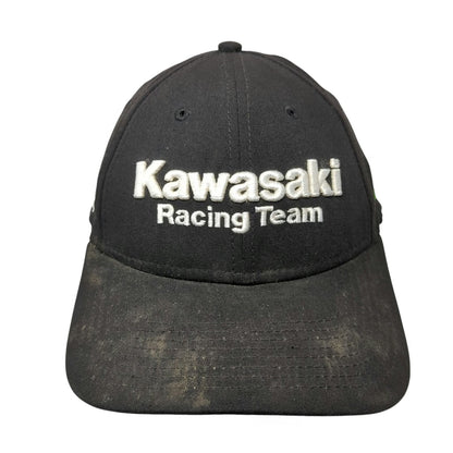 New Era 9Forty Baseball Cap Black OSFM Kawasaki Racing Team Dunlop Snapback Hat