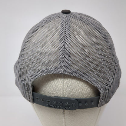 Wild Snapback 112 Trucker Hat Black One Size Adjustable Mesh Back Richardson