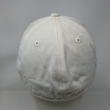 KB Ethos Fitted Hat Size 7/12 XL Cream Lightweight Vented Holes 6 Panel Blank