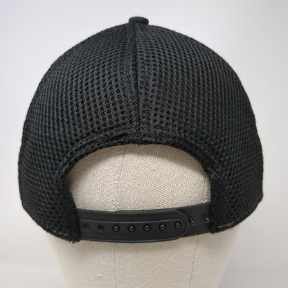 New Era Trucker Hat Black One Size OK 4WD Snapback Mesh Back Curved Bill
