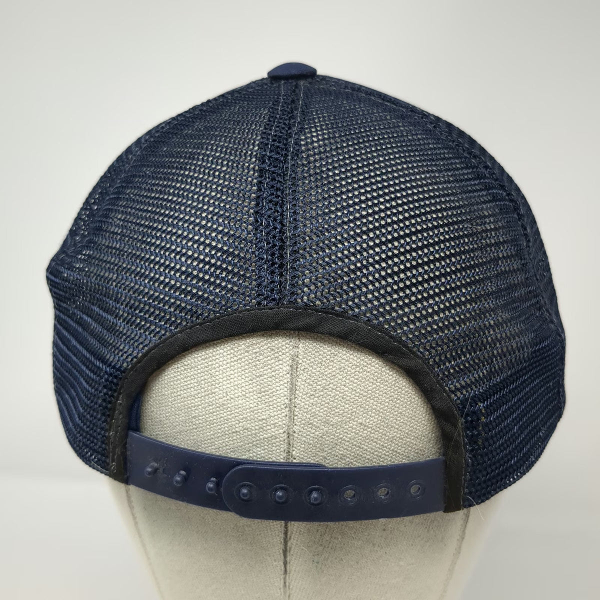 Brit Club Diego Garcia Blue Trucker Hat One Size Snapback Union Jack Flag Mesh