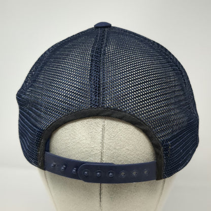 Brit Club Diego Garcia Blue Trucker Hat One Size Snapback Union Jack Flag Mesh