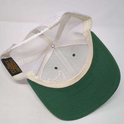 Idaho We're Full Snapback Trucker Hat Green OS Adjustable Mesh Back Yupoong
