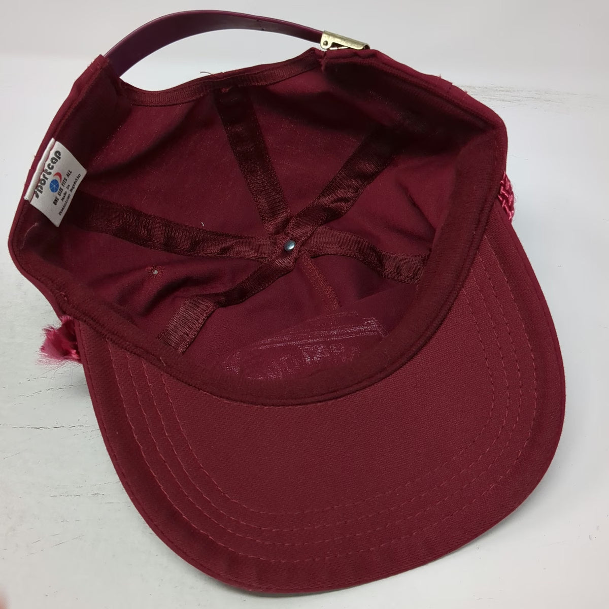 Sportcap 5 Panel Red Hat One Size Chinatown Restaurant Drive-Thru Rope Strapback