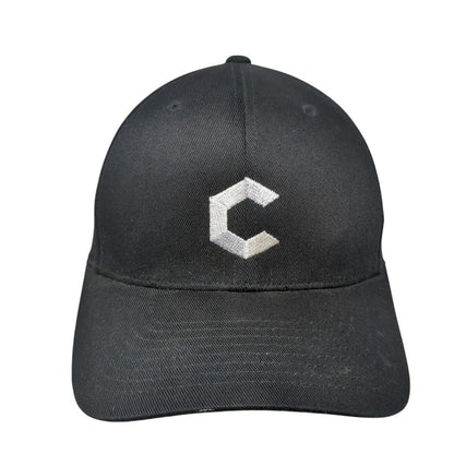 Coil Solutions Fitted Hat Black S/M Flexfit Embroidered Authentic T-Shirt Co.