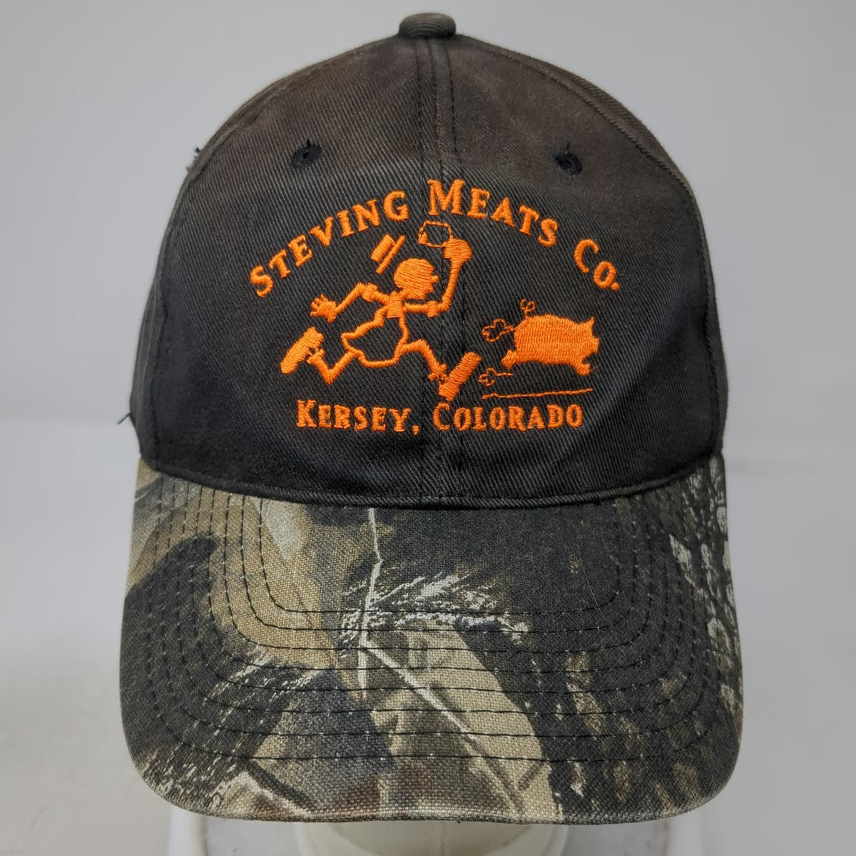 OC Steving Meats Kersey Colorado Hat Baseball Cap Black Camo One Size Realtree