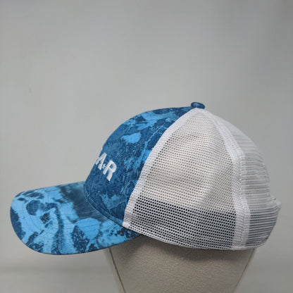 Star Realtree Fishing Snapback Mesh Back Trucker Hat Blue OSFM Embroidered