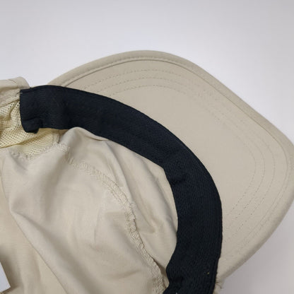 Unbranded Trapper Hat Tan OS Adjustable Drawstring Ear Flaps Blank Polyester
