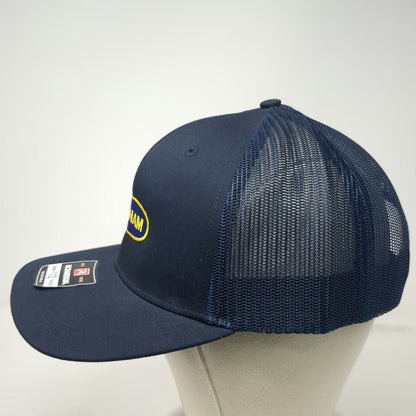 Richardson Trucker Hat Blue One Size Farnam Animal Health Mesh Snapback Horse