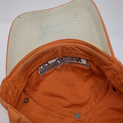 Storage Condos Slideback Hat Orange One Size Adjustable Embroidered