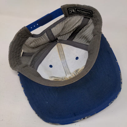 Richardson Snapback Mesh Back Trucker Hat Multi One Size Digital Camo OWC