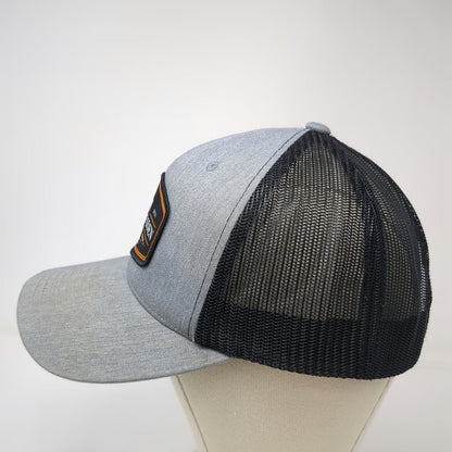 Yupoong Trucker Hat Gray Black One Size Buck Not Comply Mesh Snapback