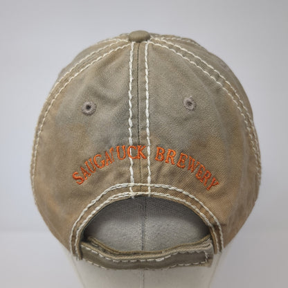Brewing Company Baseball Cap Brown One Size Adjustable Distressed Otto