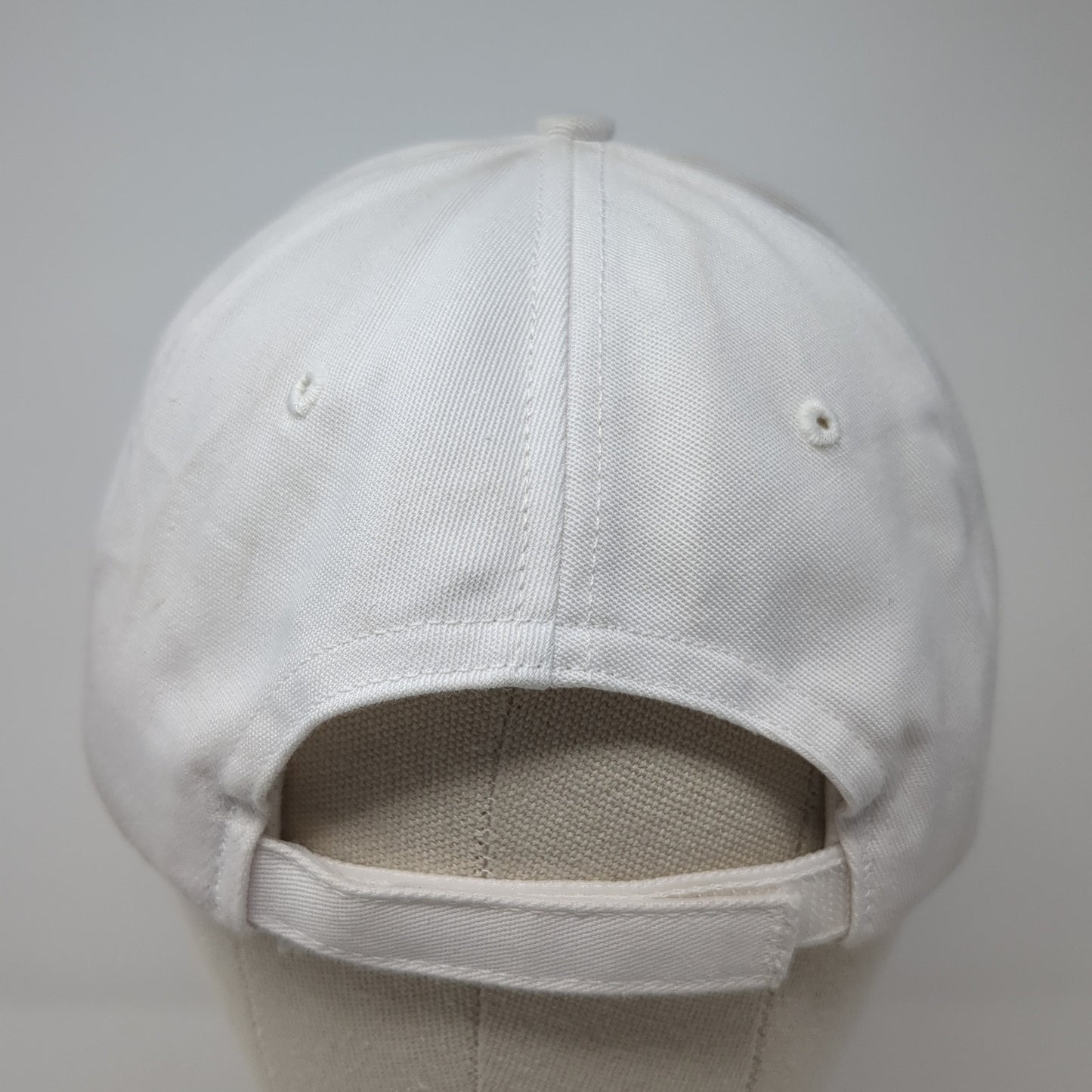 Made In America Strapback Baseball Cap White OS Adjustable Patriotic Unionwear