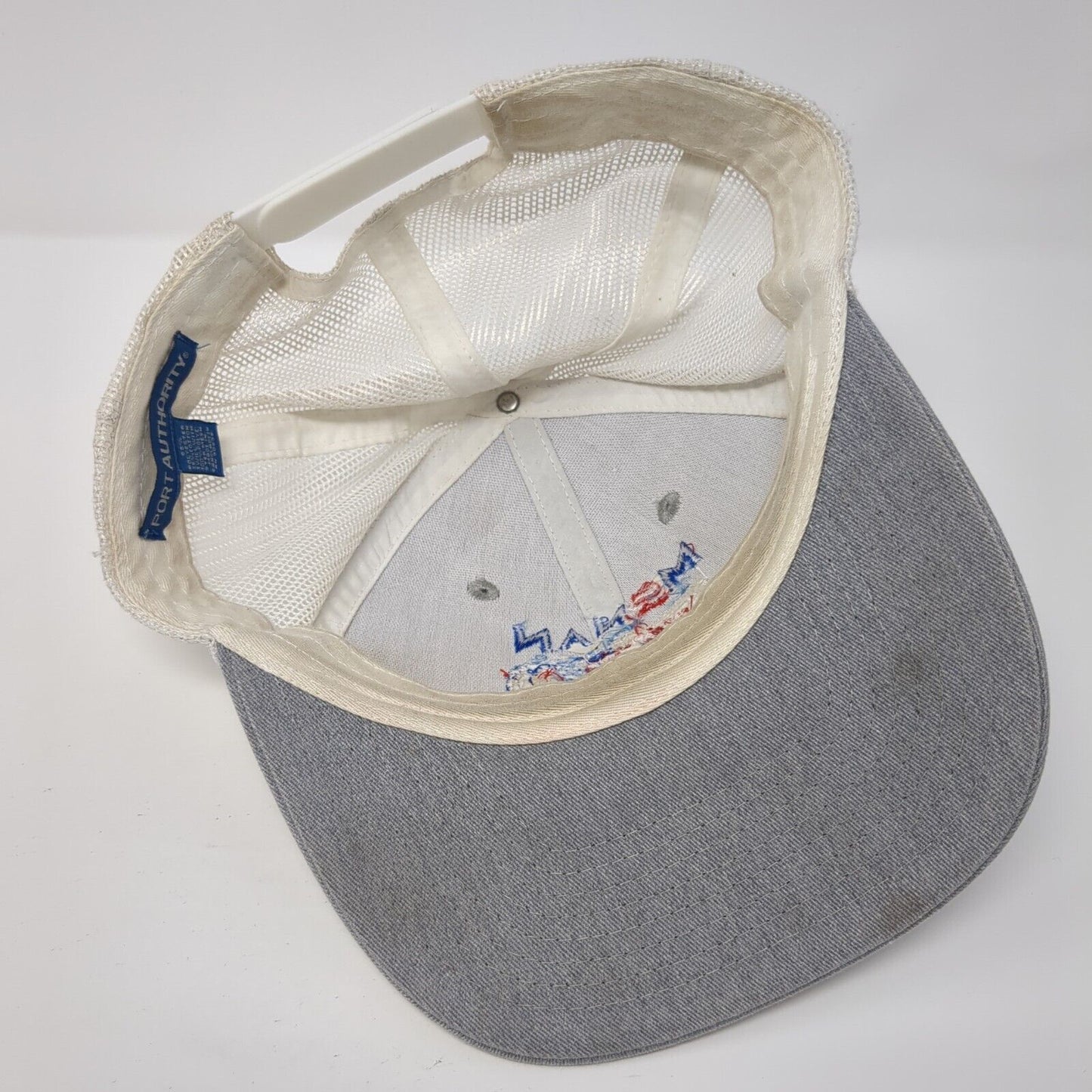 Menan Idaho Snapback Trucker Hat Gray One Size Mesh Back Adjustable