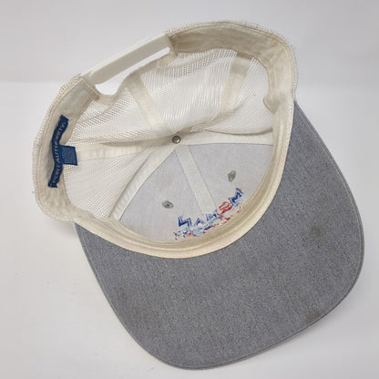 Menan Idaho Snapback Trucker Hat Gray One Size Mesh Back Adjustable