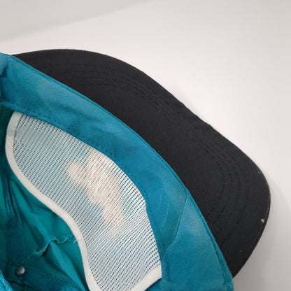 Miller Genuine Draft Snapback Trucker Hat Blue Black Embroidered Logo