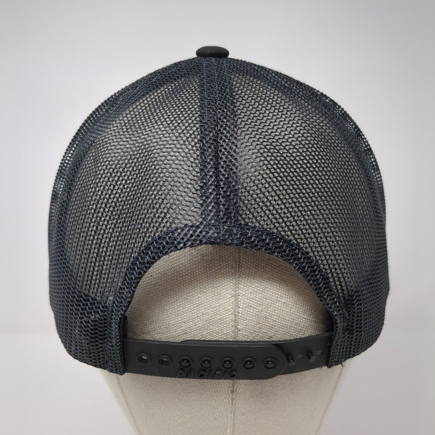 Hercules Metals Corp Snapback Trucker Hat Camouflage OS Mesh Pacific Headwear