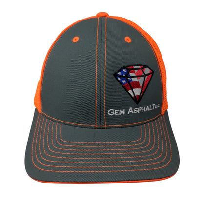 Gem Asphalt LLC Fitted Trucker Hat Multicolor 7 3/8-8 Mesh Back Pacific Headwear