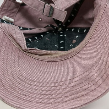 Adidas Baseball Cap Pink One Size Slideback Trefoil Logo Cotton Adjustable Hat