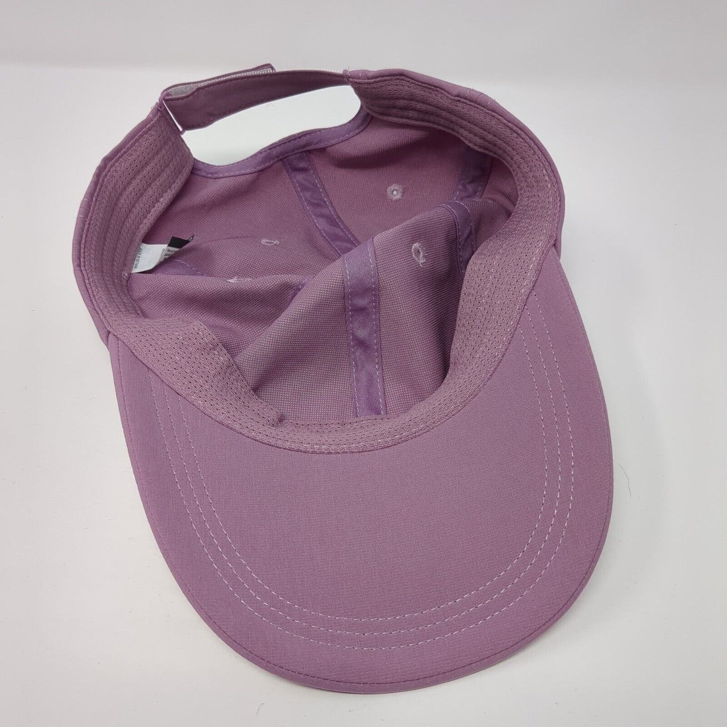 Unbranded Strapback Hat Purple One Size Adjustable Vented Holes 6 Panel Blank