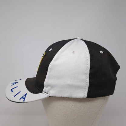 Italia Flag Strapback Hat Multi One Size Adjustable Colorblock 6 Panel