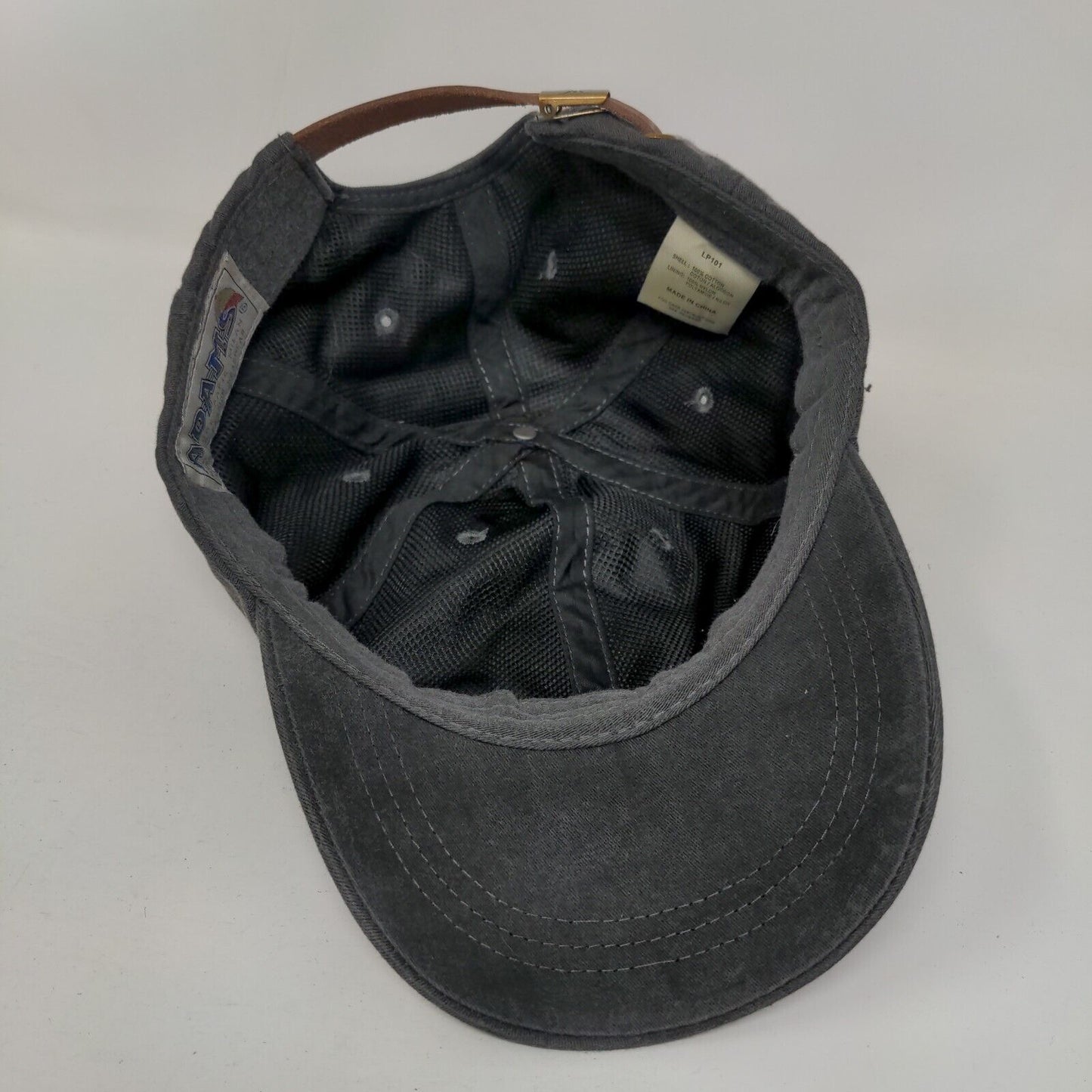 1976 Camp Horizon Slideback Hat Gray One Size Adjustable Patch 6 Panel Adams