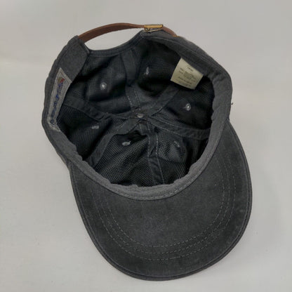 1976 Camp Horizon Slideback Hat Gray One Size Adjustable Patch 6 Panel Adams