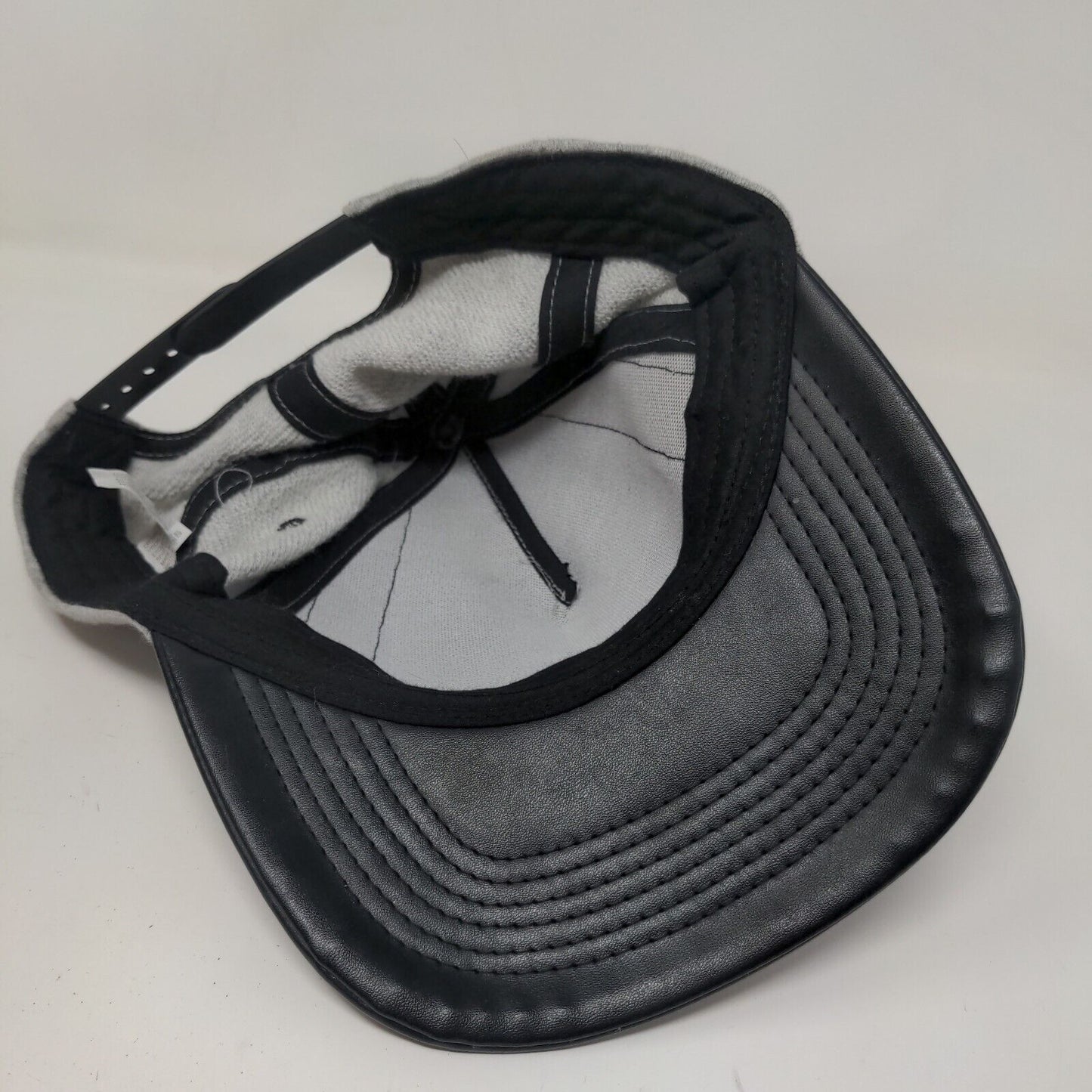 Unbranded Men's Snapbback Hat Gray Black Be Bold Be Brave Cotton Blend