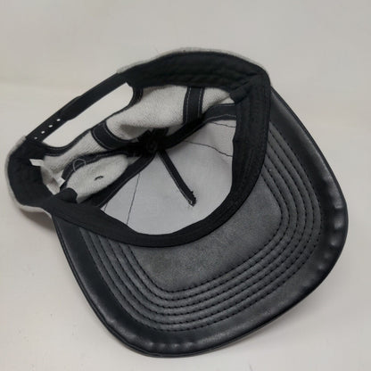 Unbranded Men's Snapbback Hat Gray Black Be Bold Be Brave Cotton Blend