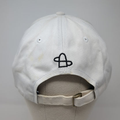 Solas Slideback Baseball Cap White One Size Adjustable Embroidered 6 Panel