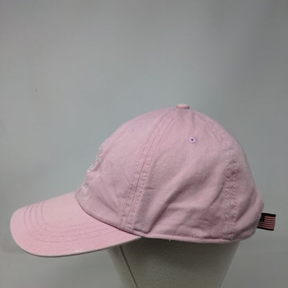 Poison Oak Slideback Hat Pink One Size Adjustable Embroidered Cobra