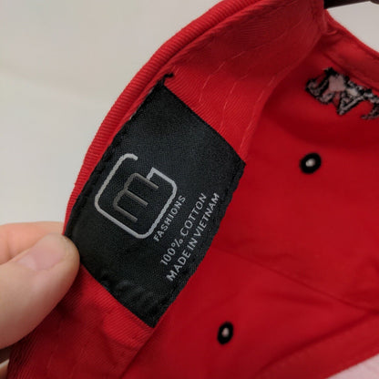 MG Fashions Men's Snapback Hat Red Black Embroidered Tampa Bay Logo